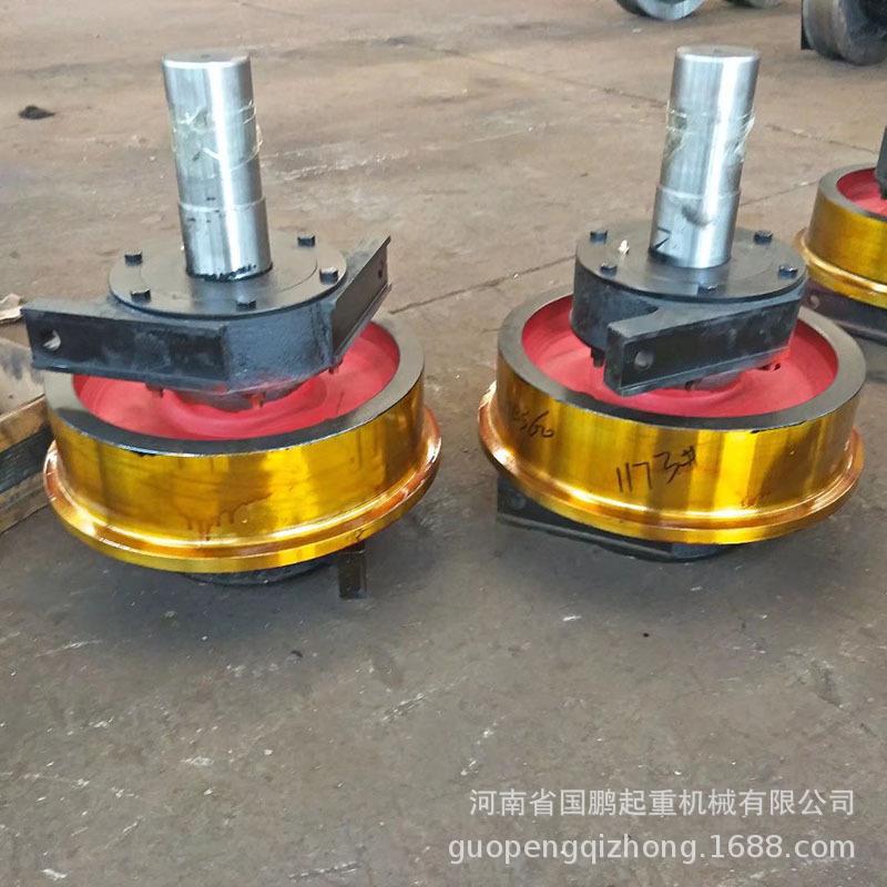 250-800单梁行车轮起重机轮组抗耐磨性好天车轮组航吊轮组