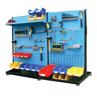 方孔工具挂架汽修车间移动工具货架五金工具置物架收纳整理展示架