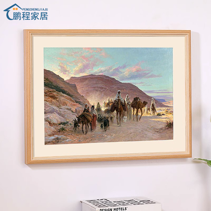 实木画框挂墙A3定制自己装裱卡纸a4k大相框拼图外框架8开任意尺寸