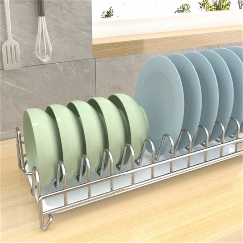 碗碟收纳架沥水碗架304不锈钢厨房碗G架置物架收纳架单层沥水碗架