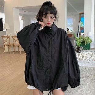 2025新款 宽松棒球服百高 新款 外套女潮ins春夏防晒衣学院学生韩版