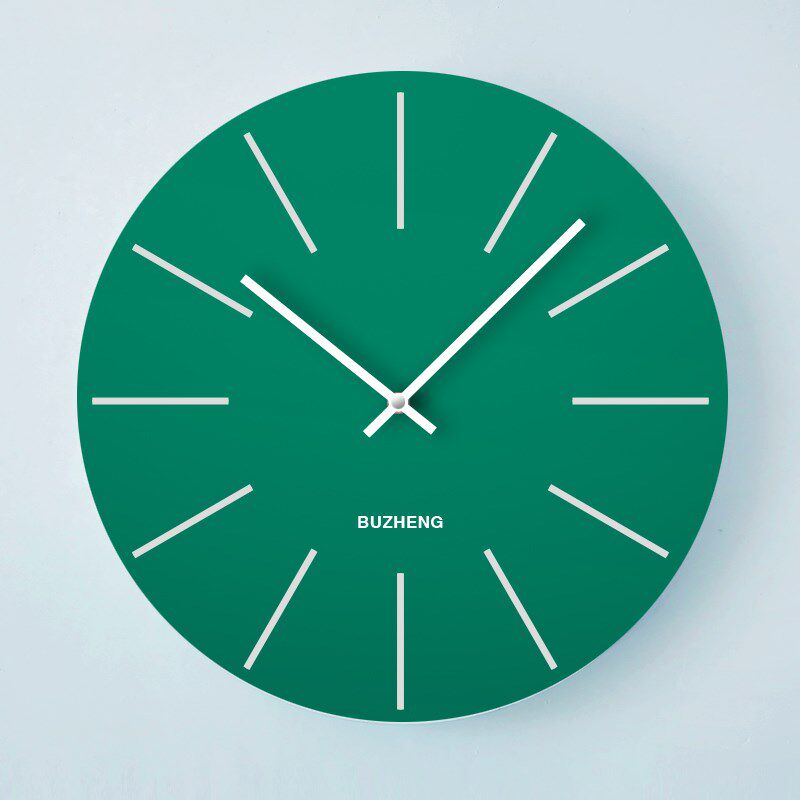 圆形简约现代客厅挂表