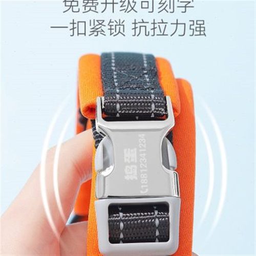 狗狗项圈刻字中大型犬脖圈金毛狗牌铃铛防丢失宠物颈圈脖套柯基