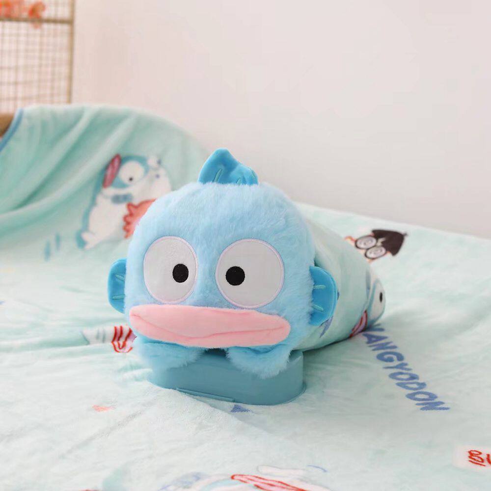 卡通抱枕毯子公仔午睡毯沙发毯加厚毛毯空调毯便携旅行毯毛绒盖毯