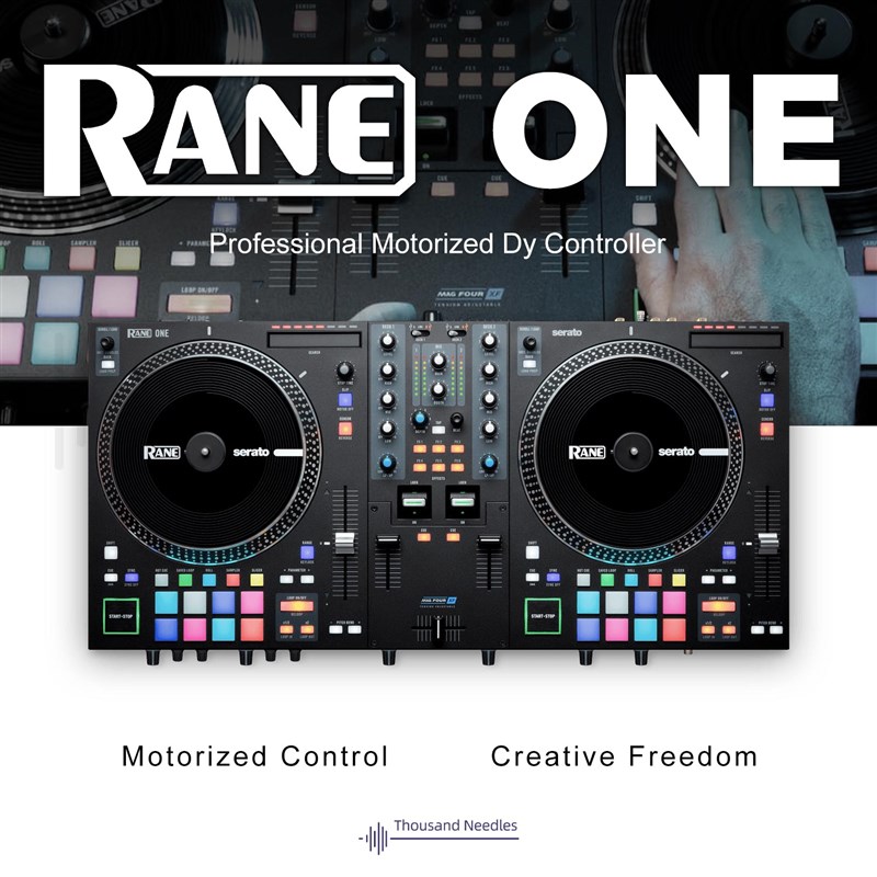 Rane one 1 莱恩一体数码打碟机控制器 搓碟7寸 serato软件