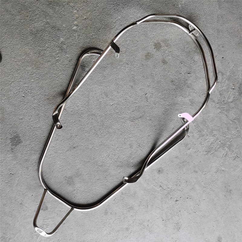 适用于铃木丽彩QS125T-2B/6韵彩QS100T-A-B护杠前后保险杠保险架