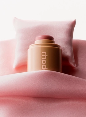 rhode海莉腮红正品比伯唇有色口红唇膏提升气色颊两用plum