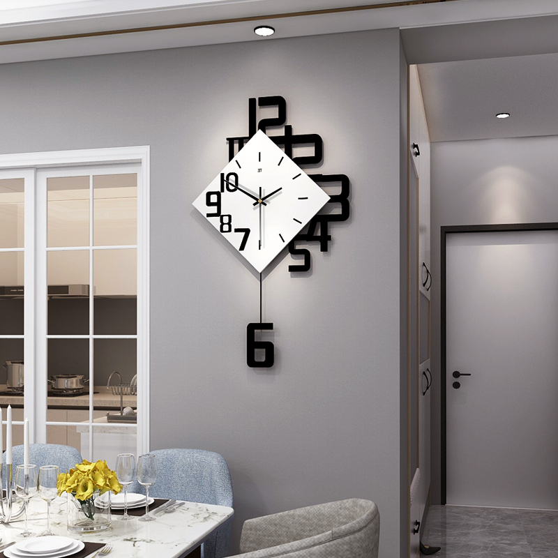 北欧钟表挂钟客厅家用时r尚装饰创意个性艺术现代简约大气时钟挂