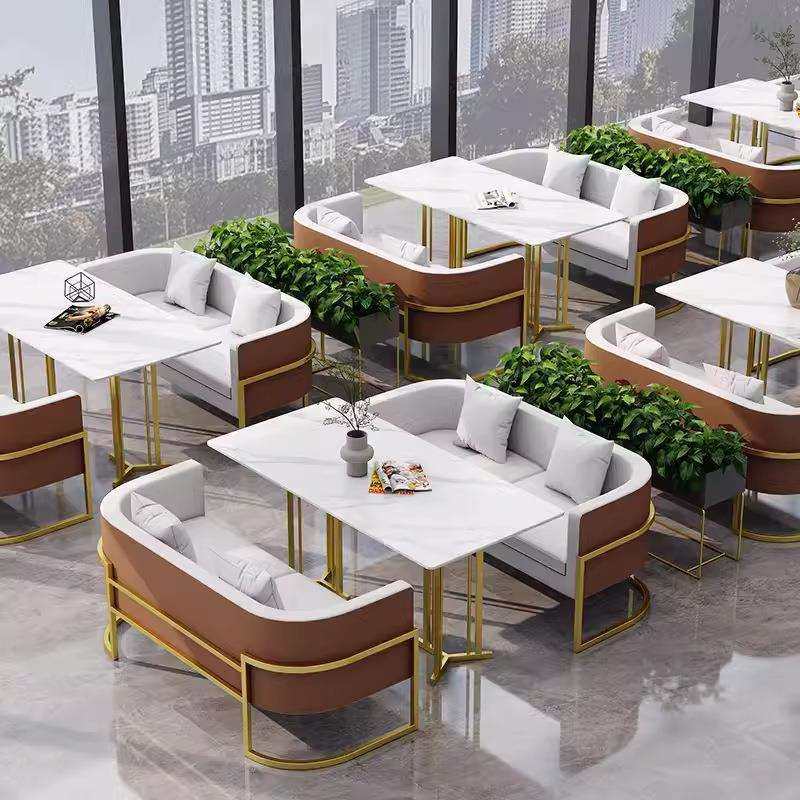 商用清吧休闲酒店中西餐店铺餐桌椅网红轻奢餐厅卡座沙发桌椅组合,农机/农具/农膜,植保机械,淘宝优惠券,粉丝福利购,淘宝优惠卷