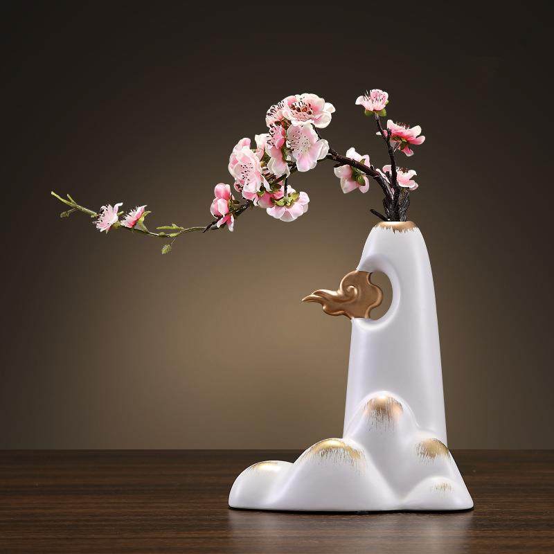 新中式创意花插陶瓷花瓶复古博古架瓷器干花仿真花客厅摆件装饰品,农机/农具/农膜,植保机械,淘宝优惠券,粉丝福利购,淘宝优惠卷