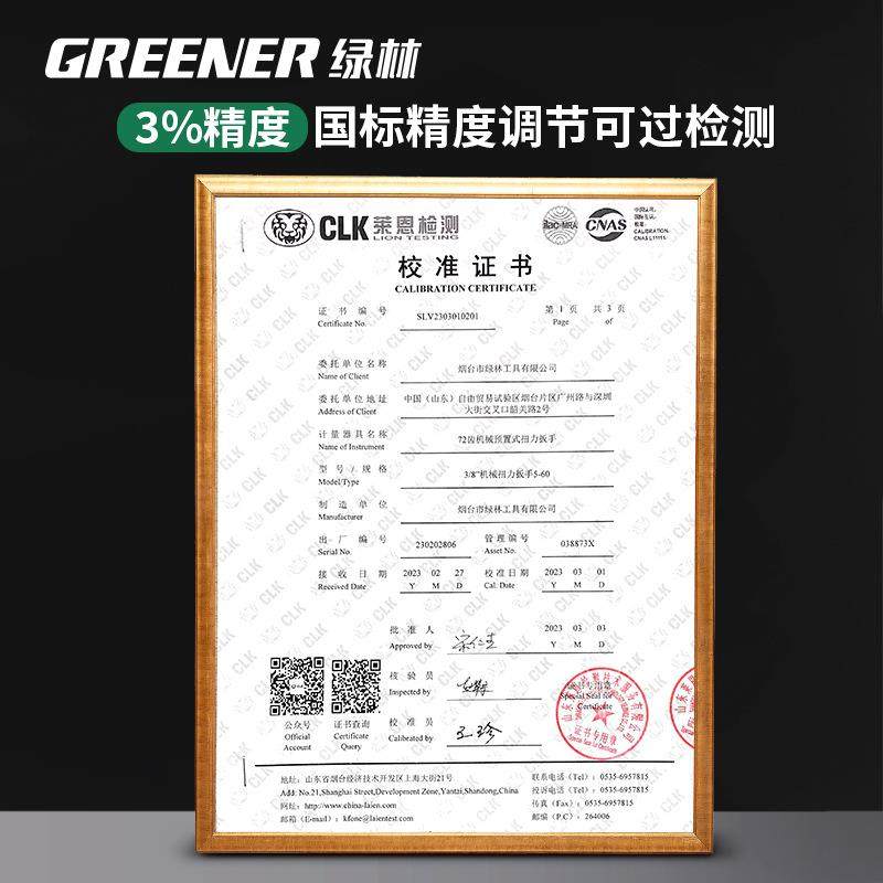 绿林扭力扳手高精度可调式扭矩力矩公斤扳手火花塞自行车汽修套装