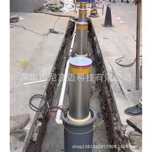 尼高迈现货供应全自动液压升降路障柱广州海珠区智能成品车挡安装