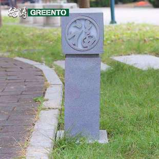 玻璃钢厂家树脂草坪灯花园小区别墅用文化园林灯