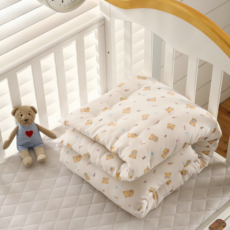 纯手工儿童棉花被子被芯婴儿抱被垫被幼儿园被褥子午睡被小薄被子