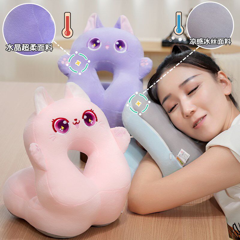 午睡枕办公室午睡神器小学生午休趴枕睡觉抱枕靠垫桌上儿童趴睡枕