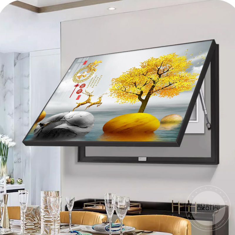 电表箱装饰画配电箱画遮挡箱总开关电表盒挂画新款电闸弱电箱壁画