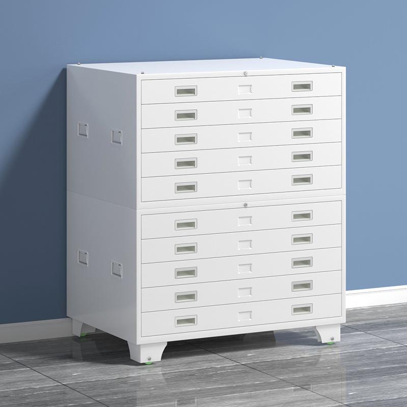 钢制底图柜工程图纸柜A1A0号图纸资料手绘画稿收纳柜菲林柜地图柜