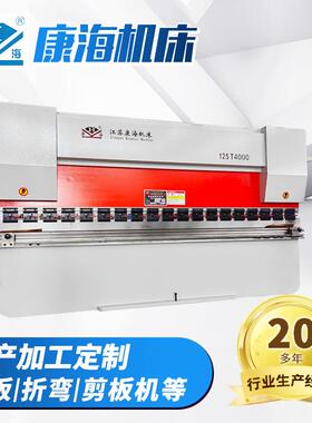WC67Y-125/4000液压双缸折弯机电液伺服折弯机全自动金属折板机