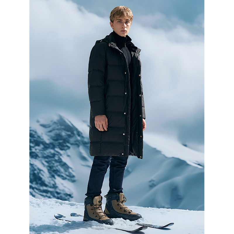 navigare长款防寒保暖长款羽绒服