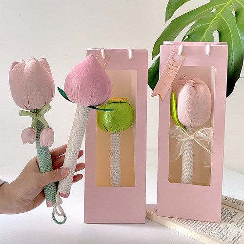 母亲节生日郁金香艾草按摩锤