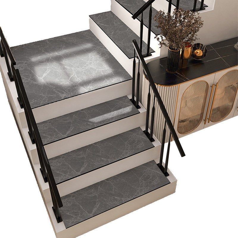 大理石纹柔软楼梯踏步垫免胶自粘防滑台阶静音垫家用实木楼梯地垫