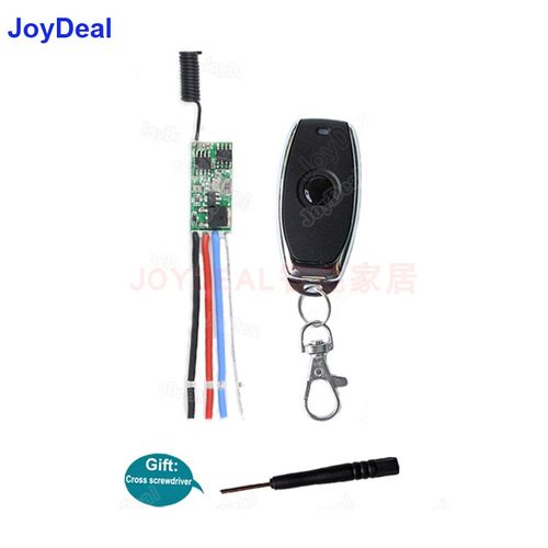 微型迷你无线延时控制器遥控开关宽电压3.6V24V电池电源控制模块