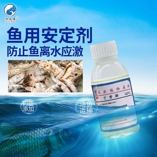 渔夫宝鱼用安定剂水产鱼宝丁香酚麻晕鱼运输装 卸保护鱼体一箱6瓶