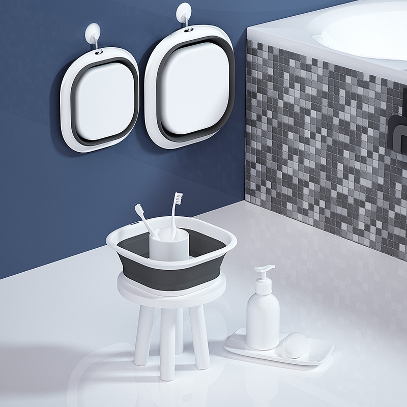 便携式可折叠洗脸盆旅行家用大小号盆子儿童婴儿学生宿舍洗衣水盆