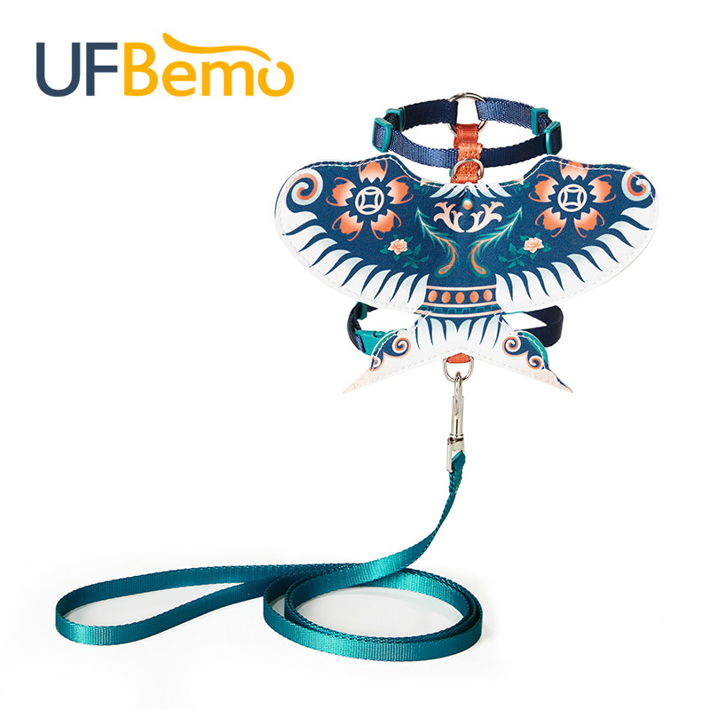 UFBemo猫咪牵引绳防挣脱外出专用背心式遛猫绳小型狗狗工字胸背带