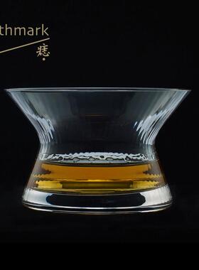 spin glass 旋转的烈酒盏／威士忌水晶玻璃酒杯／痣birthmark