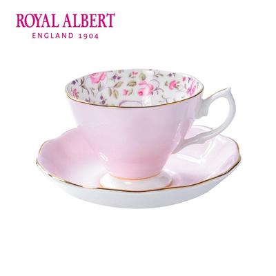 Royal Albert皇家阿尔伯特玫瑰满花骨瓷咖啡杯碟英式茶具欧式奢华