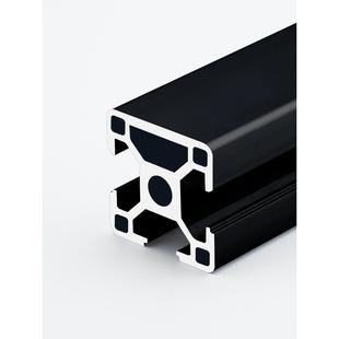 欧标3030铝型材3030一面封槽黑色3030N1工业铝合金3030工业铝型材