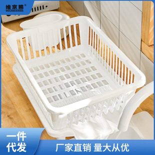 厂促碗碟收纳架厨房沥水篮碗架置物架家用放碗筷滤水收纳盒沥水碗