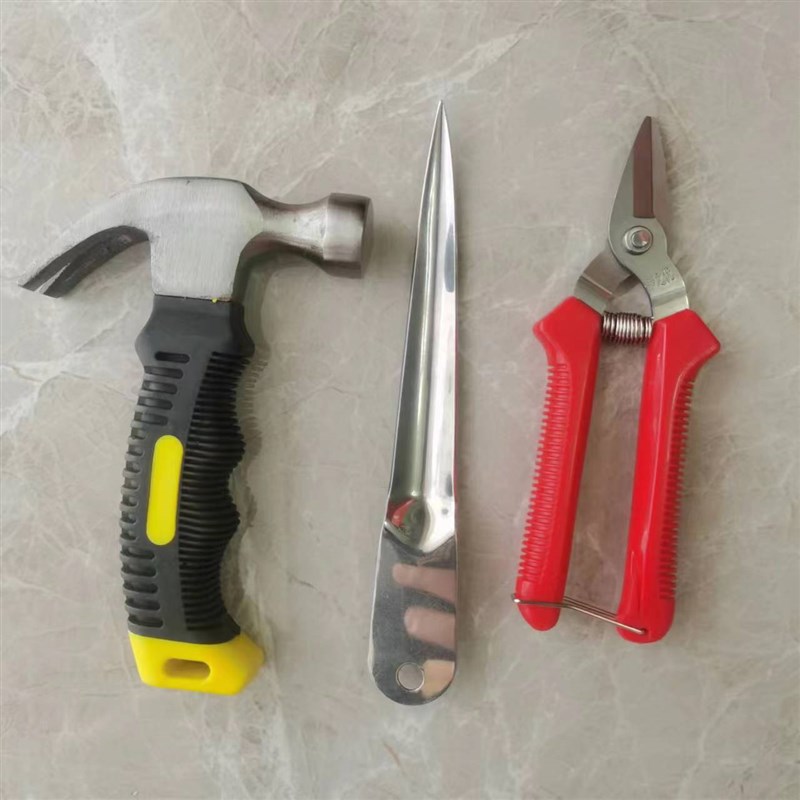 手工篮子编织工具撬刀剪刀锤子尖嘴钳套装一套工具编藤工具