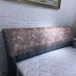 新款布艺床头盖布防尘布遮盖布欧式床头后背盖布后背巾靠背巾搭布