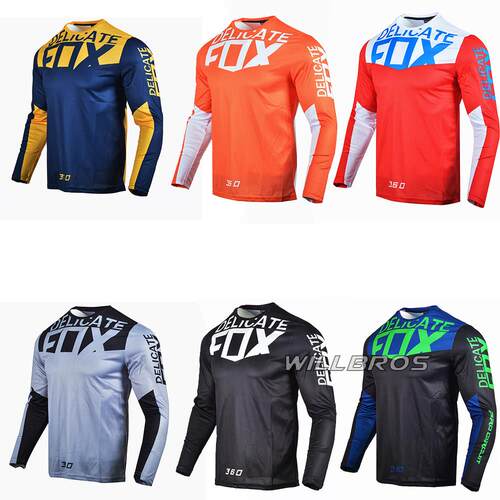 DELICATE FOX 摩托车极限越野休闲山地骑行速降服MX ATV 360速干