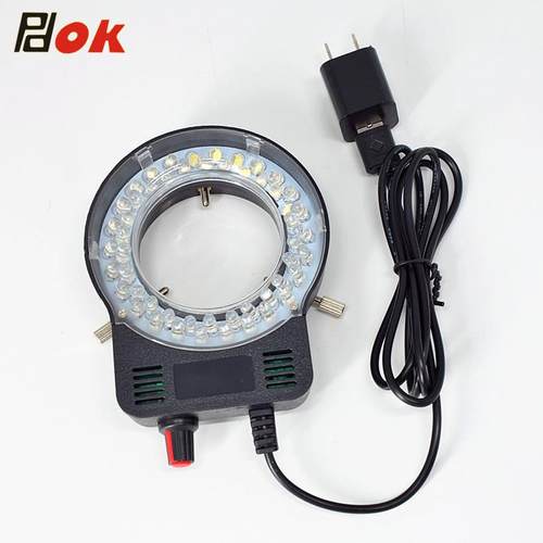 显微镜LED灯环形光源OK65LED中心聚光亮度可调直径65mm视觉补光设