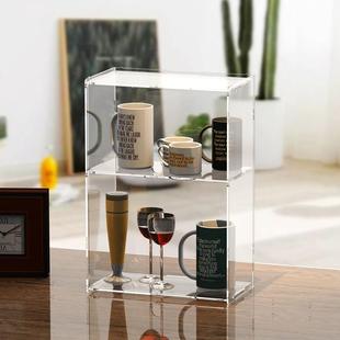 防水亚克力水杯置物架家用防尘杯架一次性纸杯茶杯马克杯收纳架子