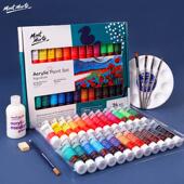 蒙玛特丙烯颜料套装 24色36色防水手绘用初学者幼儿园美术用品专业