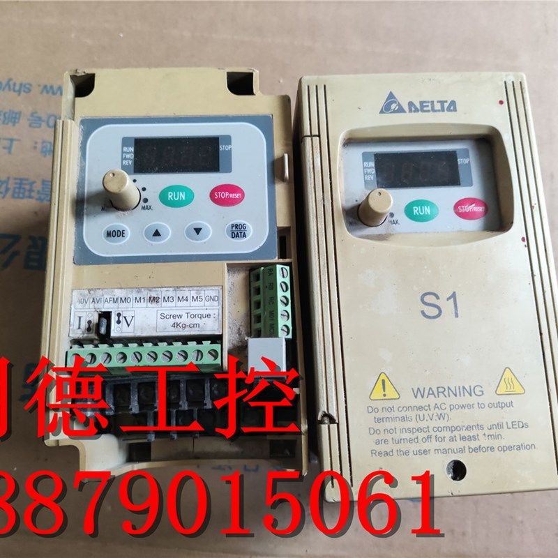 拆机 台达S1变频器 VFD004S43A 400W/380V 功能包好 无维修