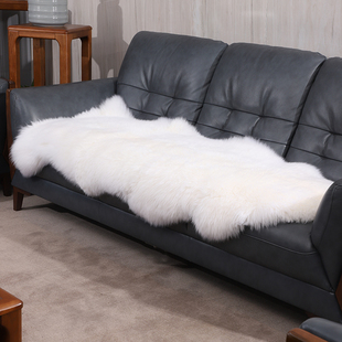 澳洲羊毛地毯卧室床边毯整张羊皮垫羊毛沙发垫飘窗垫皮草地毯长毛