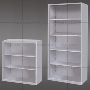 无门文件柜办公室员工储物档案收纳资料柜财务凭证柜铁皮矮柜鞋柜