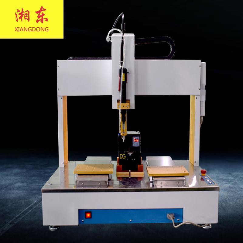 东莞双头双工位全自动点胶机自动螺丝机电机电源自动化打螺丝机