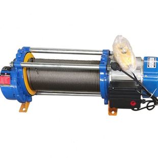 跨境多功能小型铝壳提升机 220v380v电动葫芦 卷扬机1 2吨