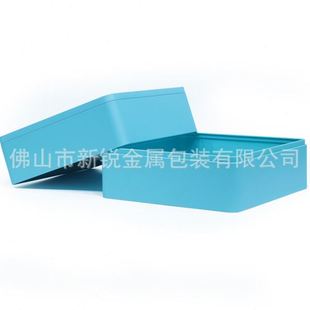 正方缩口天地盖双层马口铁盒 铁盒 礼品包装 哑光年货包装