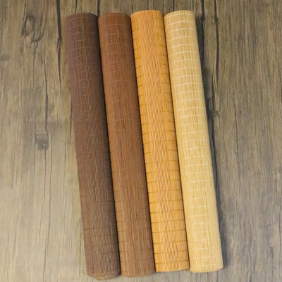 竹帘半成品装饰卷帘悬吊式天花板墙面装修材料民宿茶室竹编隔断复