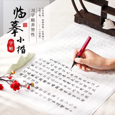 钢笔式毛笔小楷自来水软头上林赋字帖软笔书法套装便携毛笔自带墨