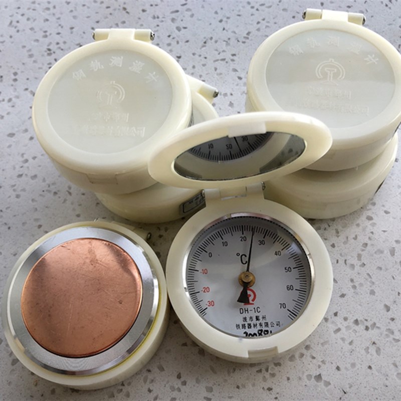 铁路轨温计轨温表轨道测r温仪钢轨温度表指针式电子数显带磁铁天