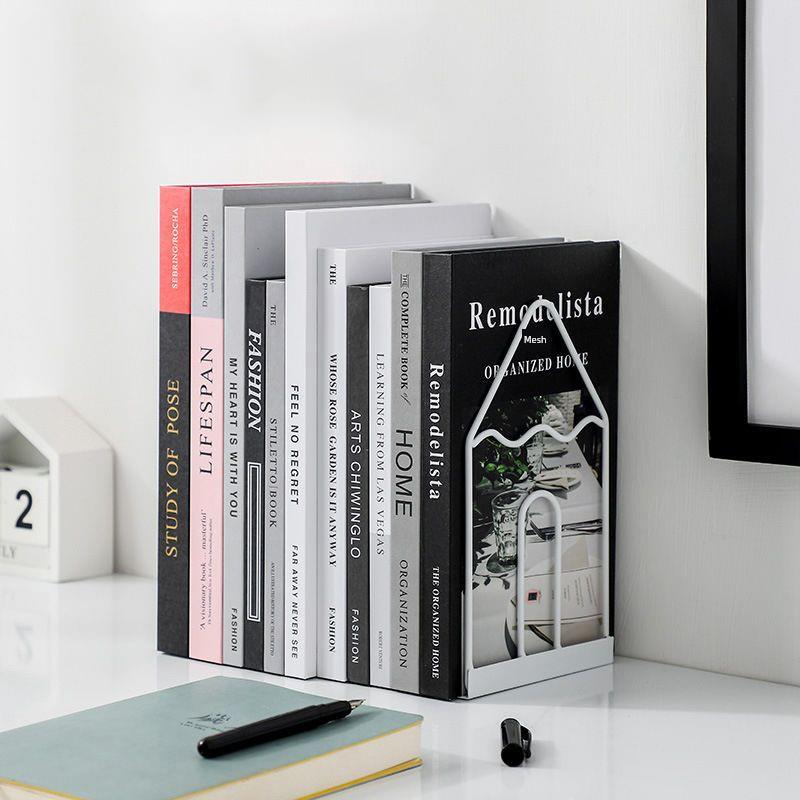 2件包装风格书架网红学生书架伸缩书夹书夹书支撑桌存储书夹板