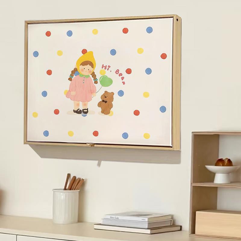 韩系ins卡通电表箱装饰画配电箱遮挡免打孔可爱女儿童房卧室挂画
